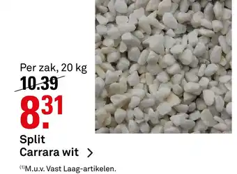 Karwei Split Carrara wit aanbieding