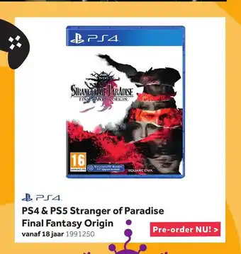 Intertoys PS4 & PS5 Stranger of Paradise Final Fantasy Origin 18 jaar aanbieding