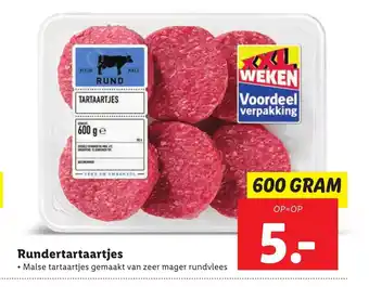 Lidl Rundertaartjes 600 gram aanbieding