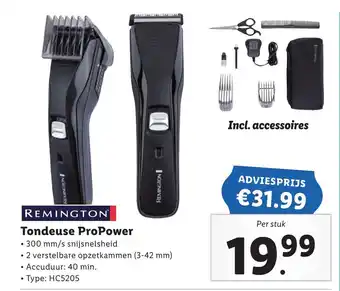 Lidl Remington Tondeuse ProPower per stuk aanbieding