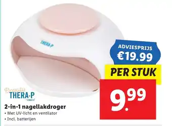 Lidl 2-in-1 nagellakdroger per stuk aanbieding