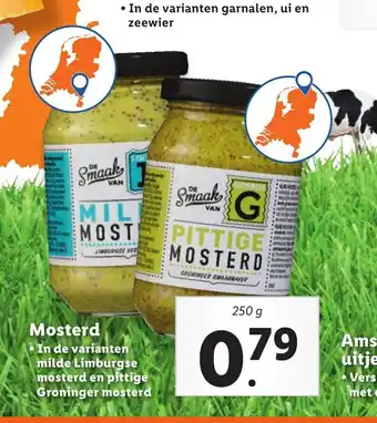 Lidl Mosterd 250 g aanbieding