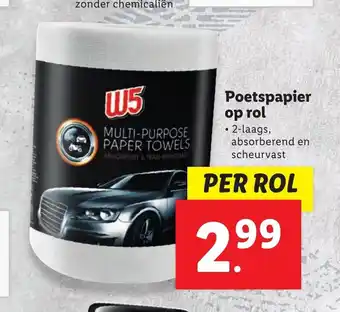 Lidl Poetspapier per rol aanbieding