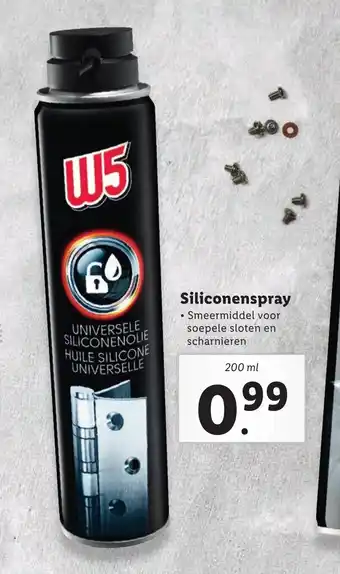 Lidl Siliconenspray 200 ml aanbieding