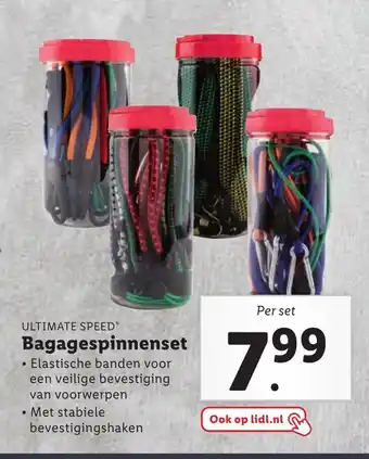 Lidl Ultimate Speed Bagagespinnenset per set aanbieding