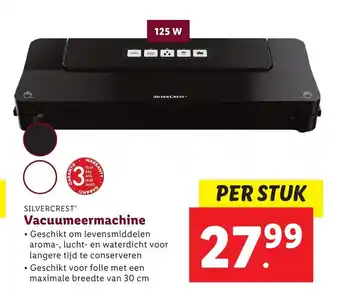 Lidl Silvercrest Vacuumeermachine per stuk aanbieding