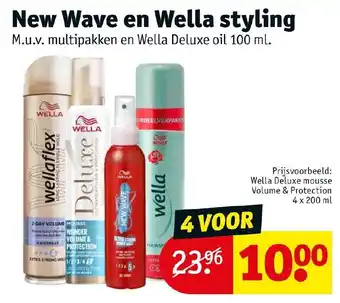 Kruidvat New wave en wella styling 100ml aanbieding