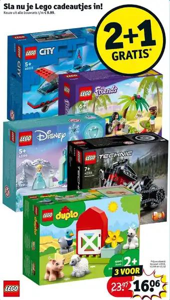 Kruidvat Sla nu je lego cadeautjes in! aanbieding