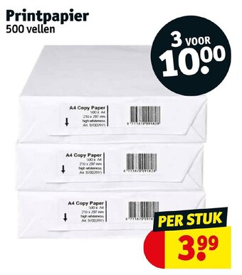 Kruidvat Printpapier aanbieding