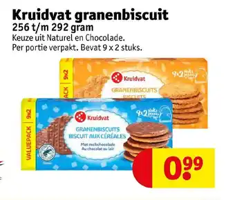 Kruidvat Granenbiscuit 256g aanbieding