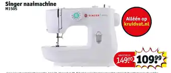 Kruidvat Singer naaimachine M1505 aanbieding