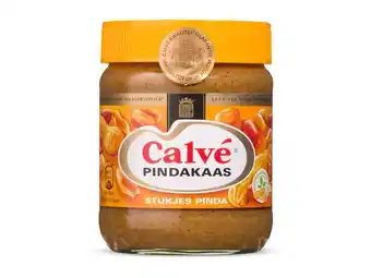 Lidl Calvé pindakaas met stukjes pinda aanbieding