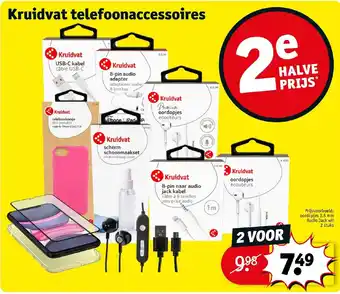 Kruidvat Telefoonaccessoires aanbieding