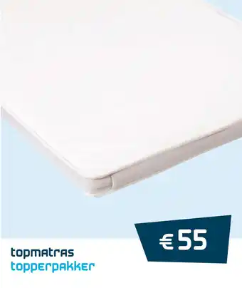 Beddenreus topmatras topperpakker aanbieding