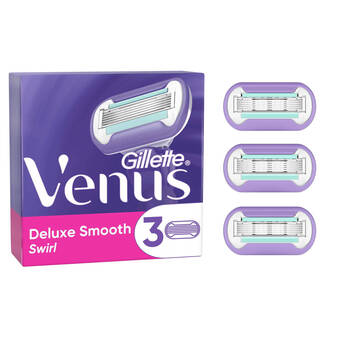 Wehkamp Gillette Venus Deluxe Smooth Swirl navulmesjes - 3 stuks aanbieding