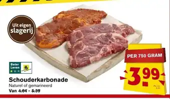 Hoogvliet Schouderkarbonade per 750 gram aanbieding