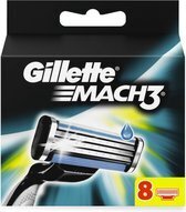 Bol.com Gillette Mach 3 - 8 stuks - Scheermesjes aanbieding