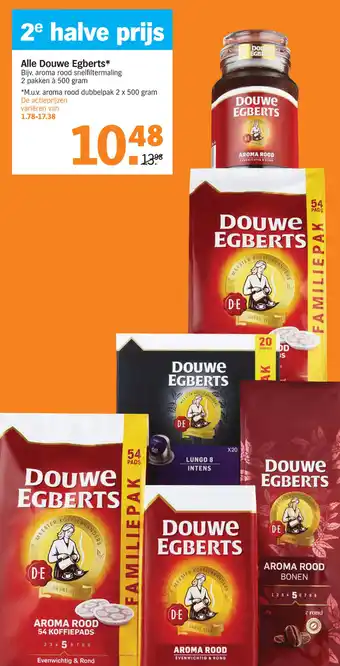 Albert Heijn Alle Douwe Egberts* aanbieding