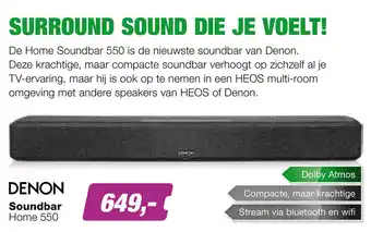 EP DENON Soundbar | Home 550 aanbieding