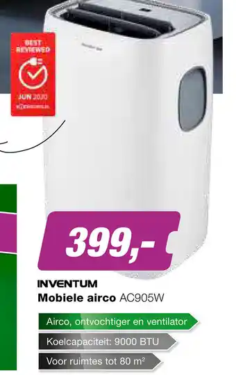 EP INVENTUM Mobiele Airco | AC905W aanbieding