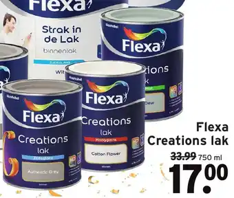 GAMMA Flexa Creations lak 750ml aanbieding