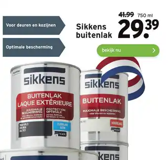 GAMMA Sikkens Buitenlak 750ml aanbieding