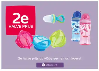 Prenatal 2e halve prijs op nuby eet- en drinkgerei aanbieding