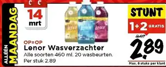 Vomar Voordeelmarkt Lenor wasverzachter 460ml aanbieding