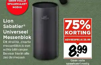 Vomar Voordeelmarkt Lion sabatier universeel messenblok aanbieding