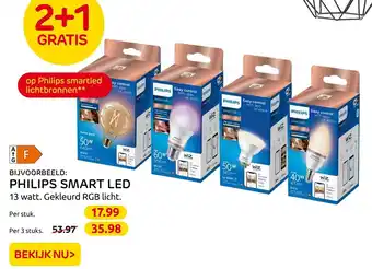 Praxis Philips smart led aanbieding