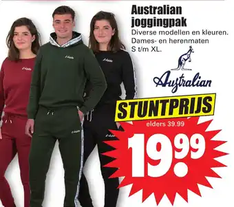 Dirk Australian joggingpak aanbieding