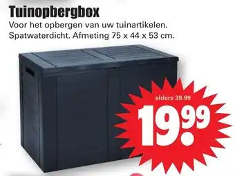 Dirk Tuinopbergbox aanbieding