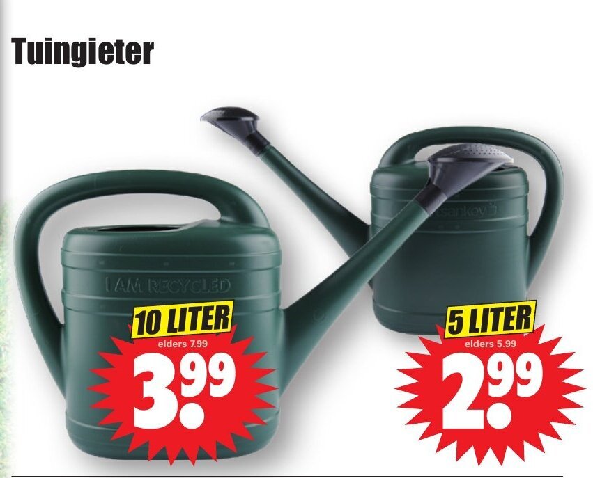 tuingieter 1 liter roze - Tuincentrum Bull