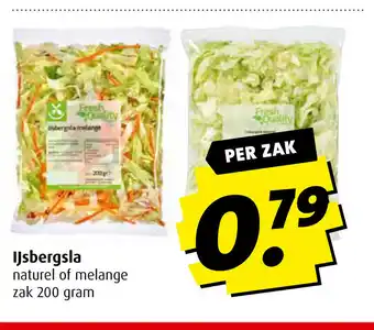 Boni Ijsbergsla 200 gram aanbieding