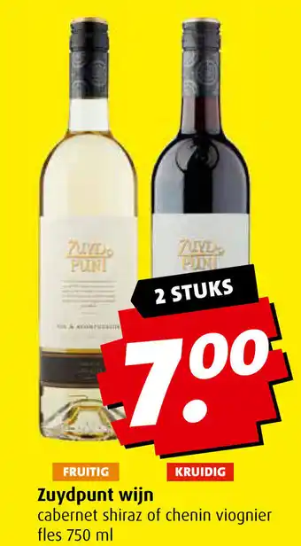 Boni Zuydpunt wijn 750 ml aanbieding