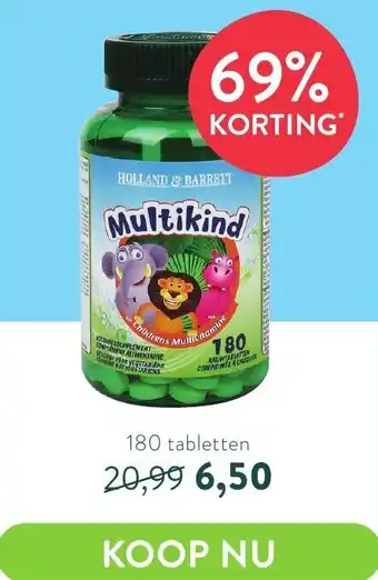 Holland & Barrett Multikind aanbieding