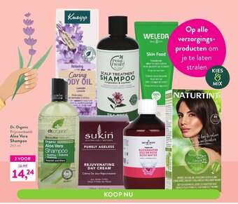 Holland & Barrett Dr. Organic Aloe Vera Shampoo 265ml aanbieding