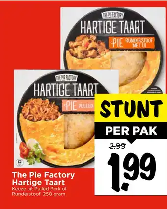 Vomar Voordeelmarkt The Pie Factory Hartige Taart aanbieding