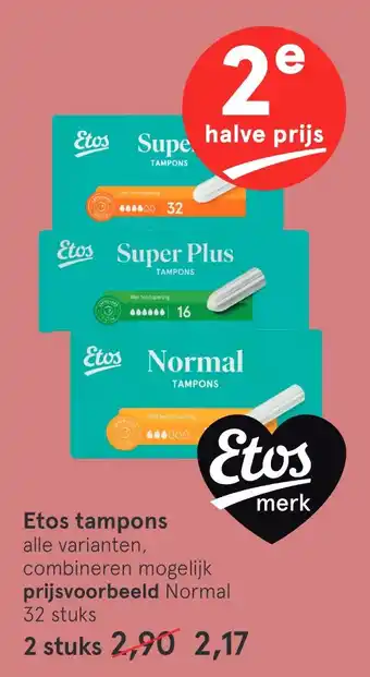 Etos Etos tampons aanbieding