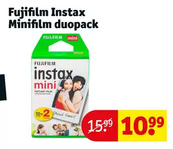 Kruidvat Fujifilm Instax Minifilm duopack aanbieding