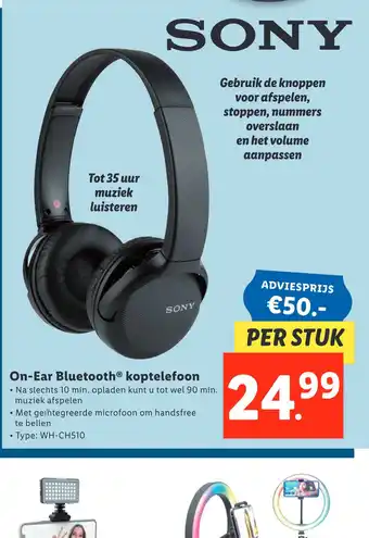 Lidl Draadloze koptelefoon aanbieding