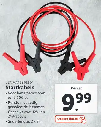 Lidl Ultimate Speed Startkabels aanbieding