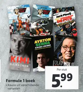 Lidl Formule 1 boek aanbieding