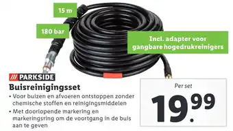 Lidl Parkside Buisreinigingsset aanbieding