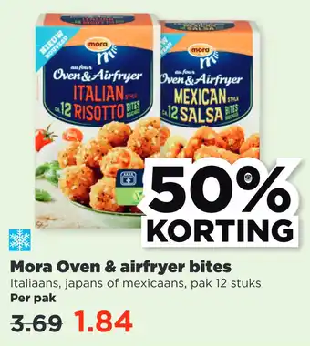 PLUS Mora Oven & airfryer bites aanbieding