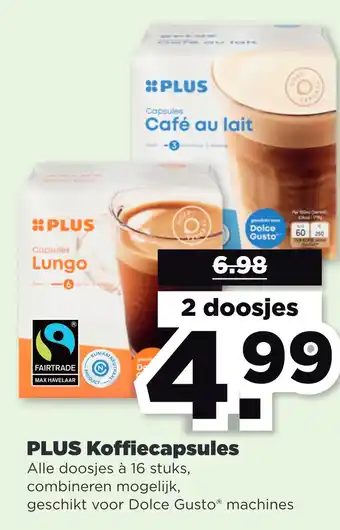 PLUS PLUS Koffiecapsules aanbieding