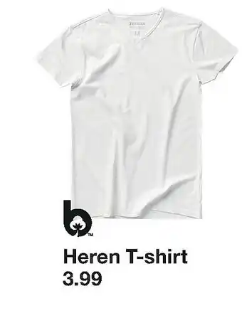 Zeeman Heren T-shirt aanbieding