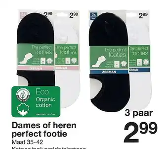 Zeeman Dames of heren nerfect footie aanbieding