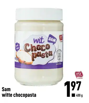 ALDI Sam witte chocopasta aanbieding