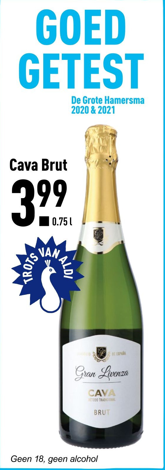 Cava Brut aanbieding bij ALDI